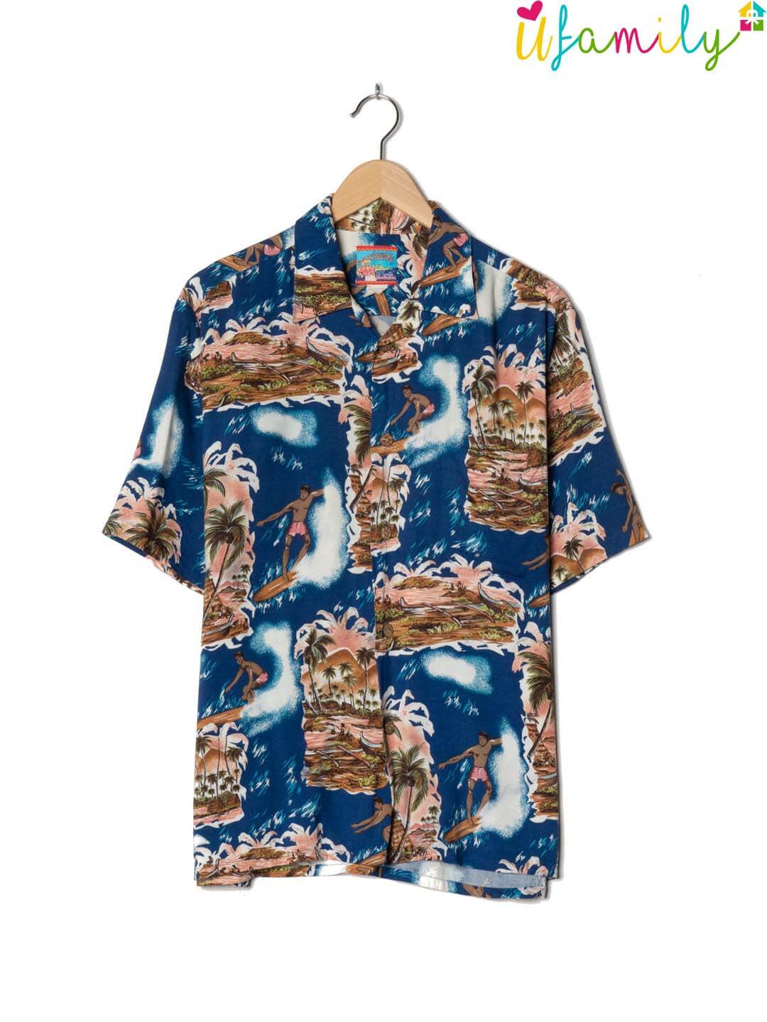 If you have a Hawaiian shirt that is floral and traditional, consider wearing it with clean, crisp denim. 