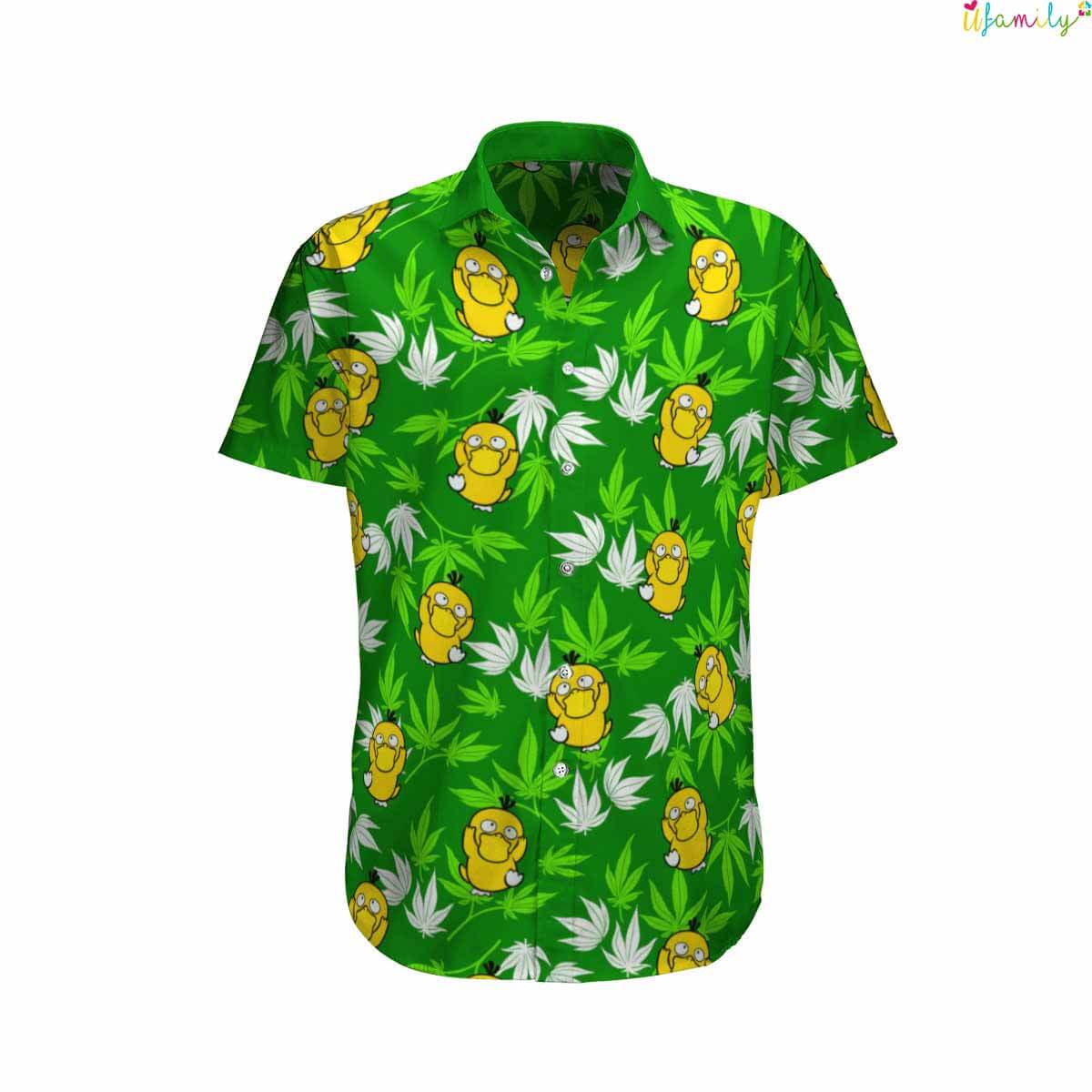 Psyduck Beach Hawaiian Pokemon Shirt