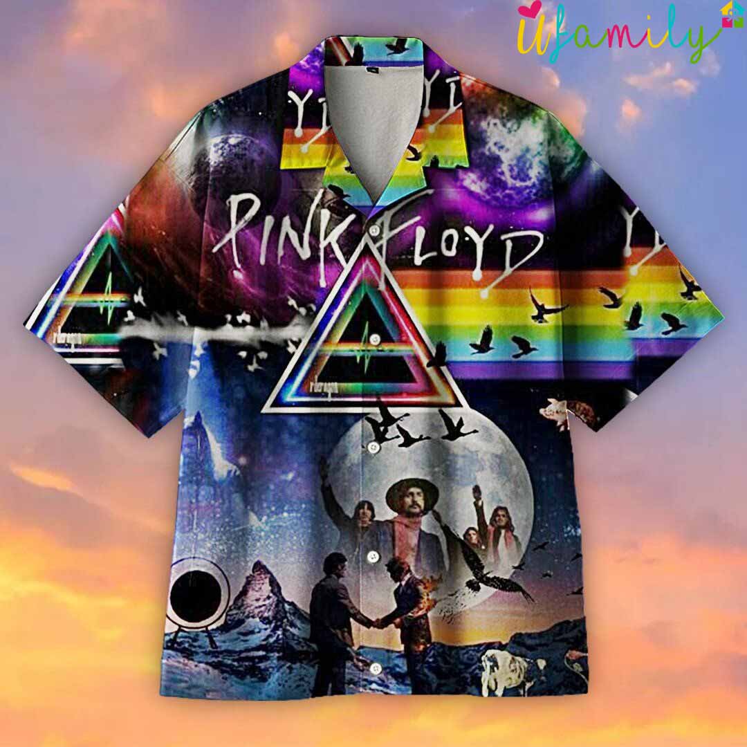 Eclipse Pink Floyd Hawaiian Shirt