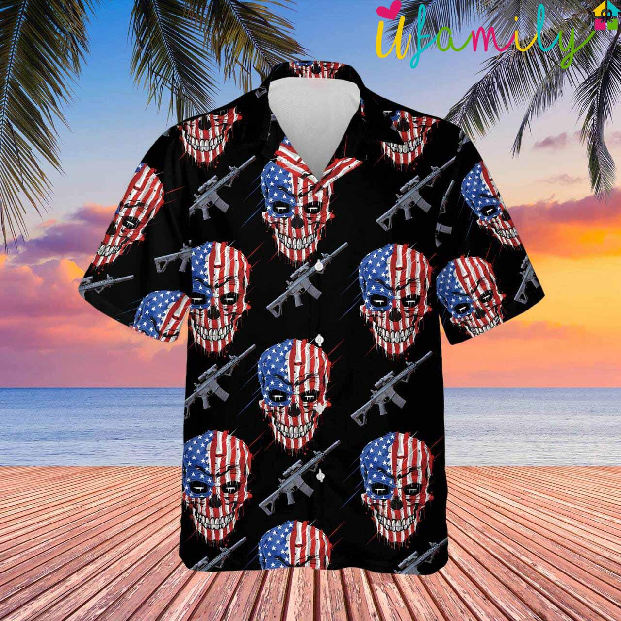Goose Hawaiian Shirt Top Gun