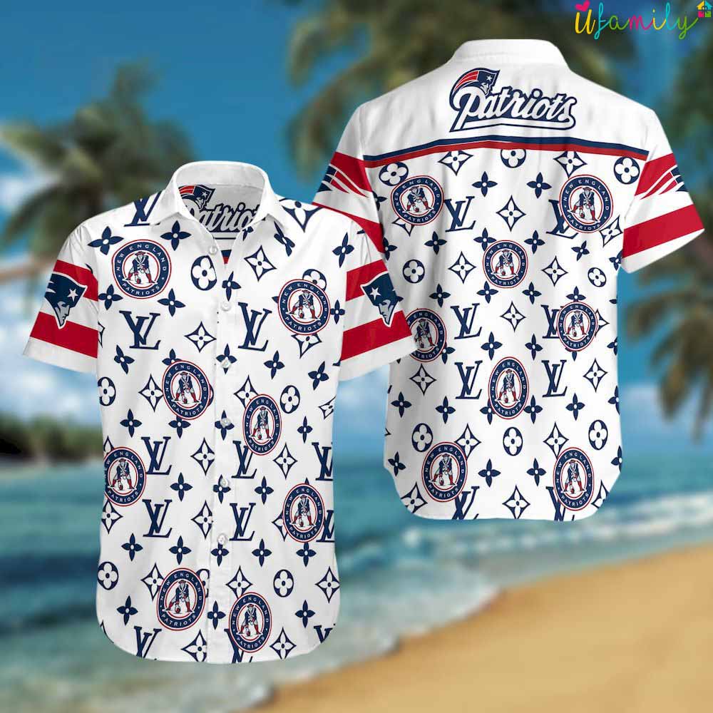 New England Patriots Louis Vuitton Hawaiian Shirt