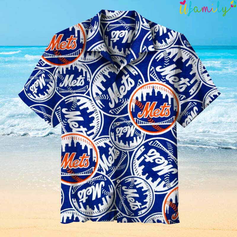 Nostalgic Classic Ny Mets Hawaiian Shirt