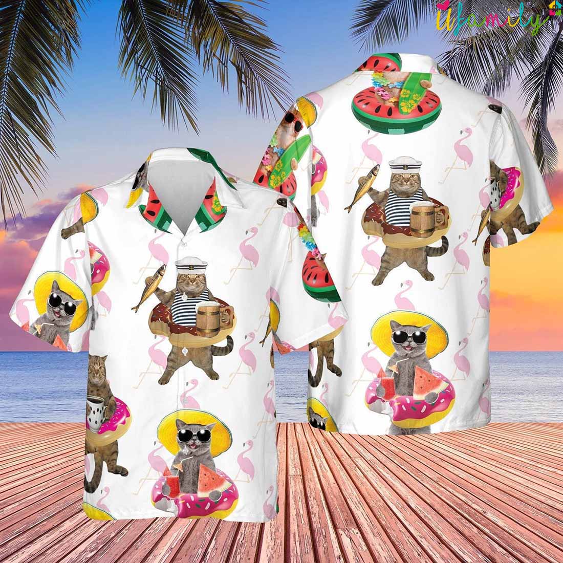 Party Cats Hawaiian Shirt