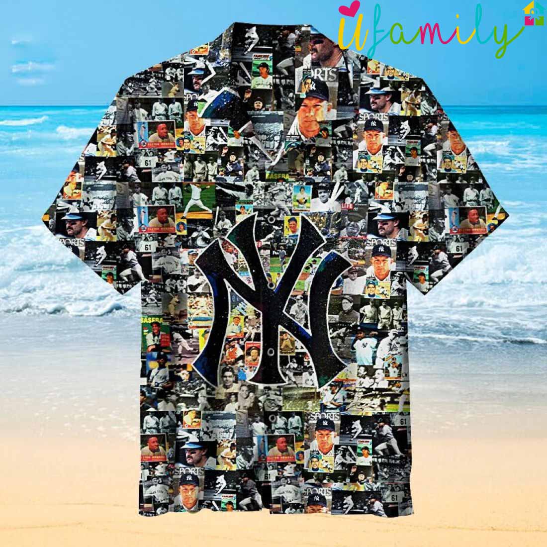 Picture New York Yankees Hawaiian Shirt