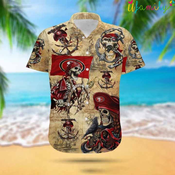 Pirate Skeleton Purdue Hawaiian Shirt