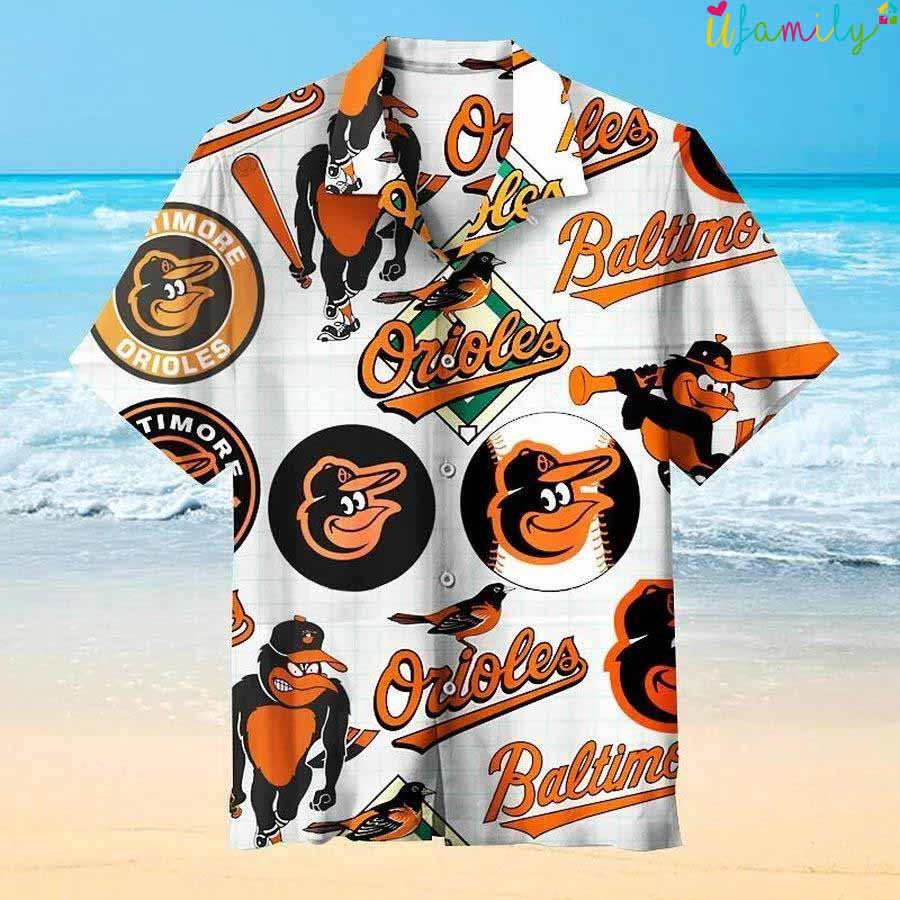 Vintage Baltimore Orioles Hawaiian Shirt