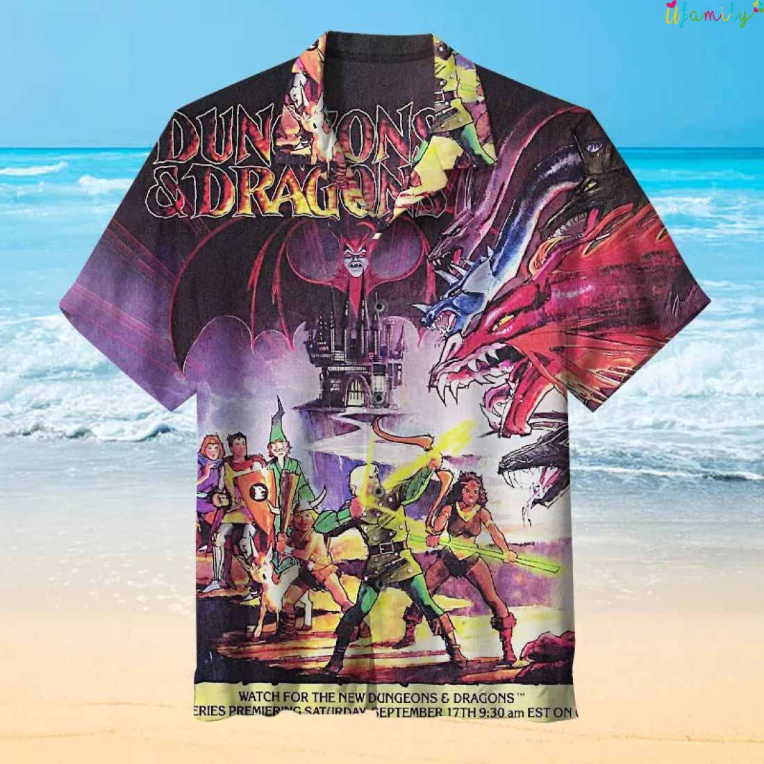 Vintage Dungeons And Dragons Hawaiian Shirt